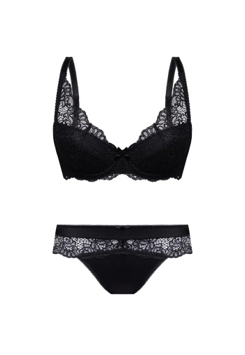 Zestaw Claudia Biustonosz Push Up + Stringi