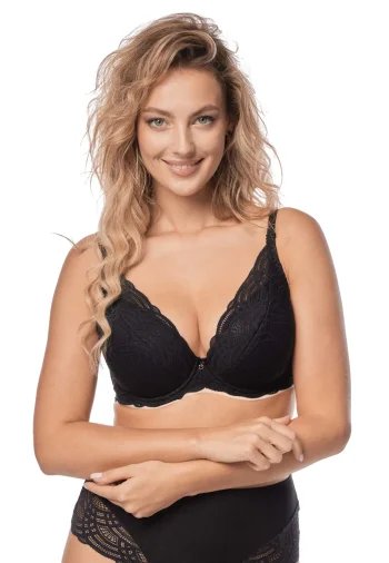 Biustonosz Push Up Koronkowy Daria