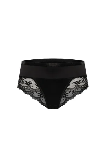 Szorty Czarne Gładkie Petra