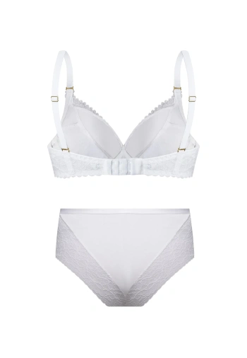 Zestaw Elisabeth Biustonosz Push Up +Wysokie Figi