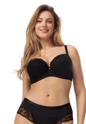 Biustonosz Usztywniany Koronkowy Petra