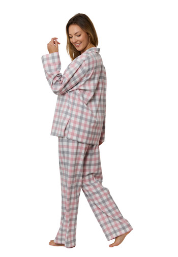 Piżama Bawełniana Długa Koszulowa Stella