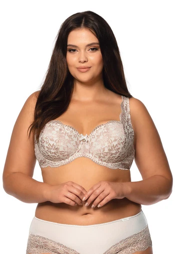 Biustonosz Usztywniany Koronkowy Lara