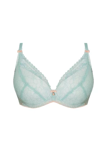 Biustonosz Push Up Koronkowy Leocadia