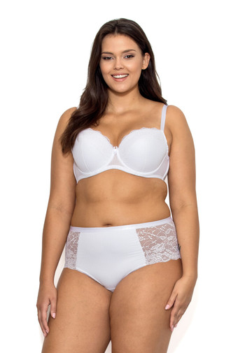 Biustonosz Usztywniany Koronkowy Pia