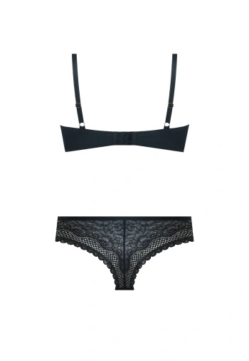 Zestaw Clarisa Biustonosz Push Up Bez Fiszbin + Brazyliany