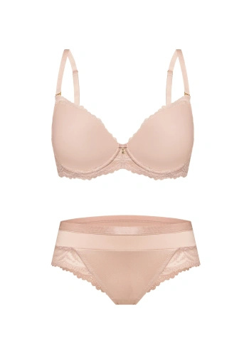 Zestaw Pepite II Biustonosz Push Up + Brazyliany