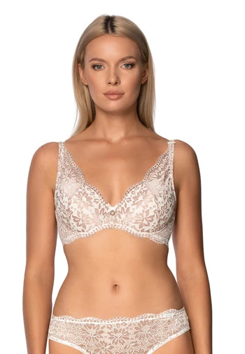 Biustonosz Push Up Koronkowy Lara