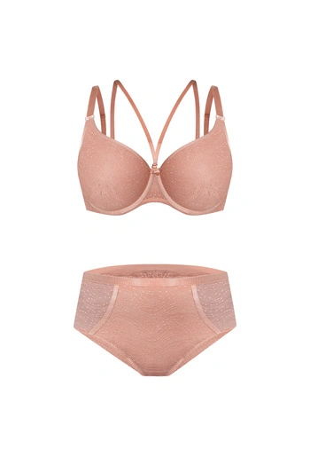 Komplet Camelia Biustonosz Minimizer + Brazyliany