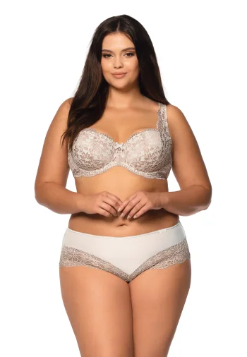 Biustonosz Usztywniany Koronkowy Lara