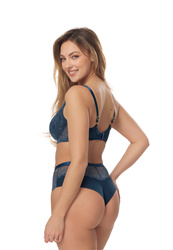Komplet Charlotte Biustonosz Push Up + Brazyliany