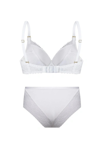 Zestaw Elisabeth Biustonosz Push Up +Wysokie Figi