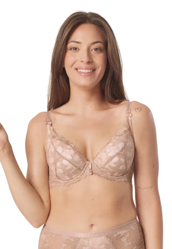 Biustonosz Push-up Koronkowy Nike