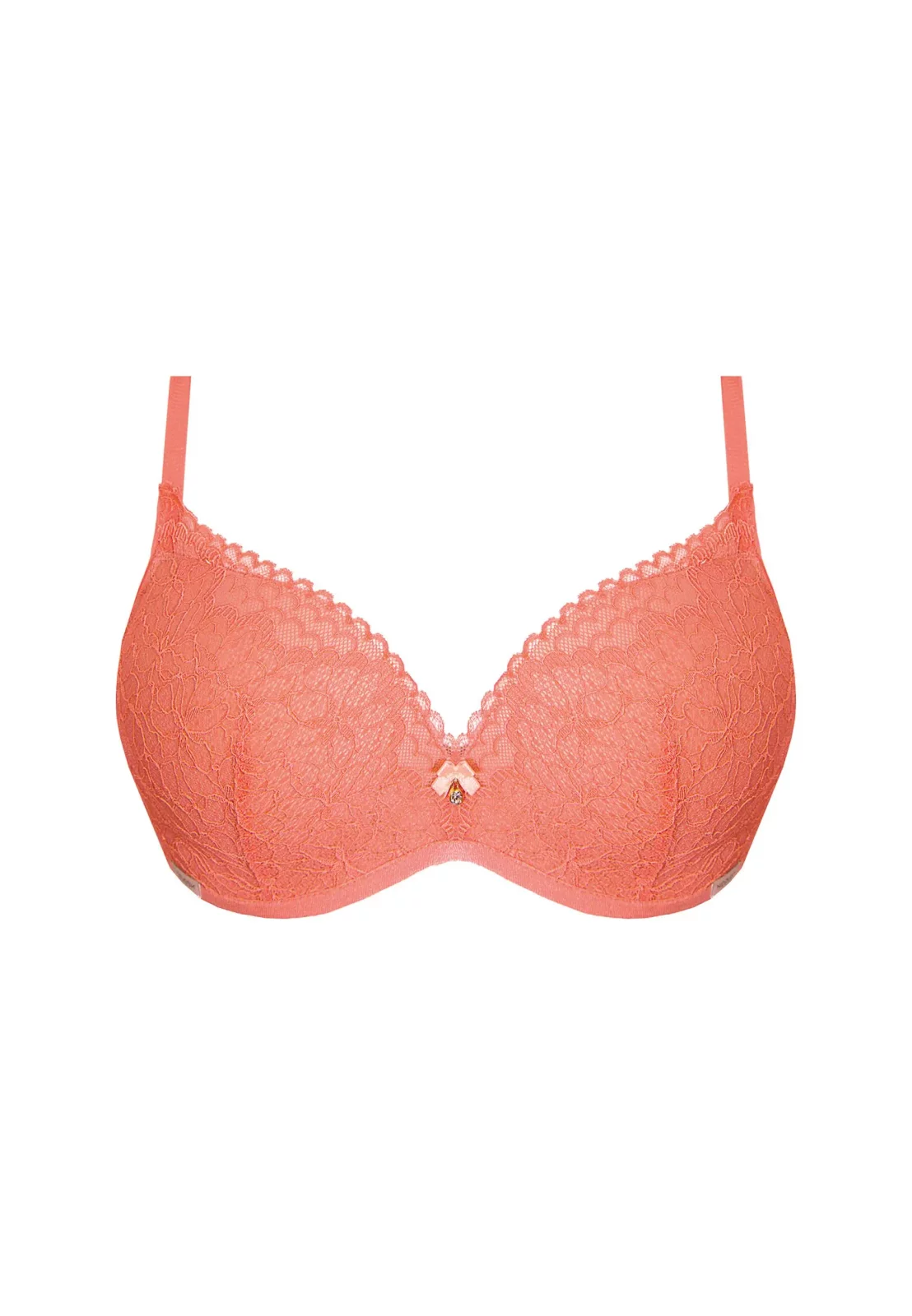 Biustonosz Push Up Bez Fiszbin Koronkowy Melania