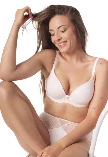 Biustonosz Double Push Up W Geometryczny Wzór Nancy