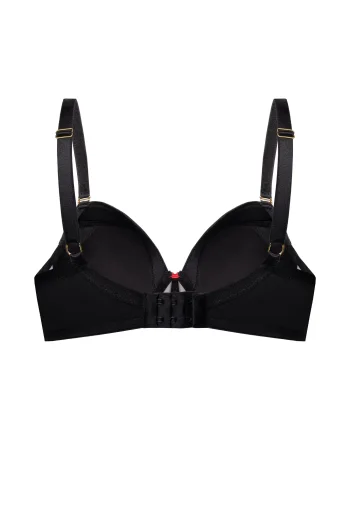 Biustonosz Push Up Z Haftem  Valentine