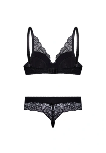 Zestaw Claudia Biustonosz Push Up + Stringi