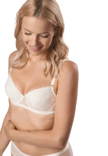 Biustonosz Push-up Z Haftem Adele