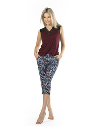 Bluzka Z Koronką Wiskozowa  Margot M&M