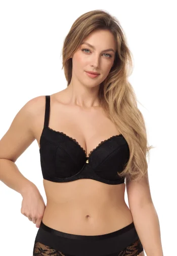 Biustonosz Usztywniany Koronkowy Petra