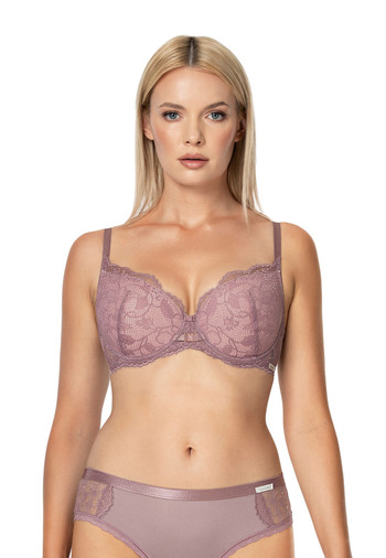 Biustonosz Push Up Koronkowy Zora