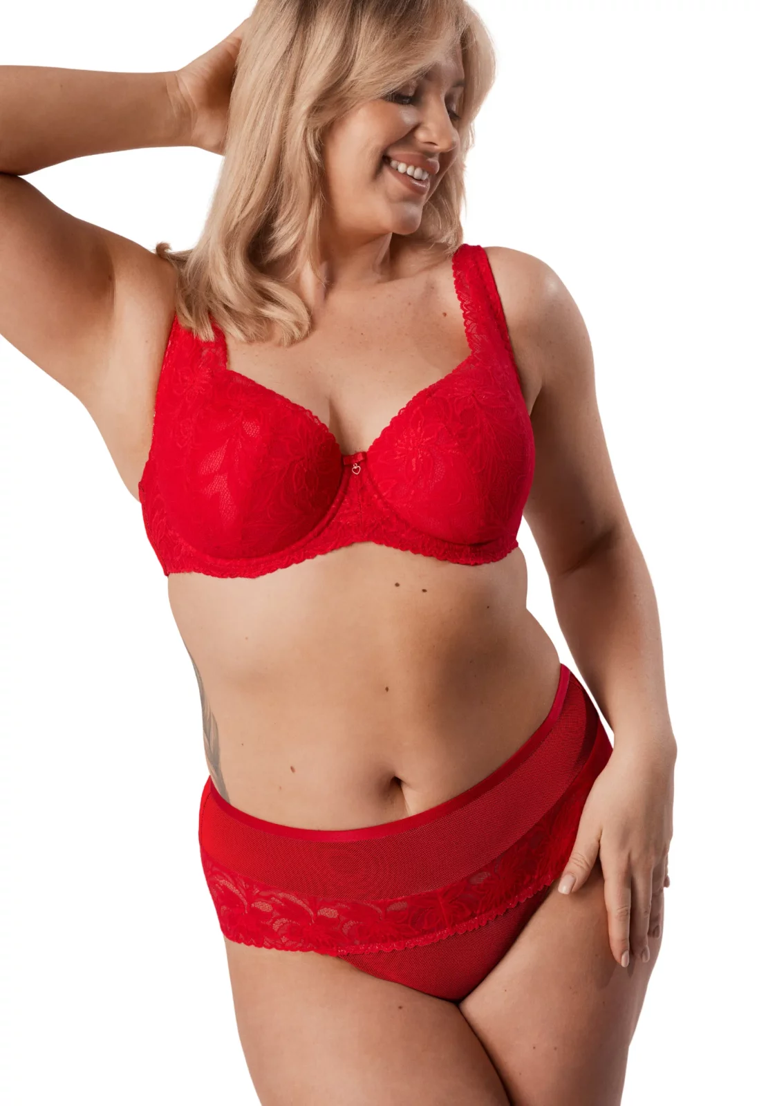 Figi Wysokie Z Koronką Laura