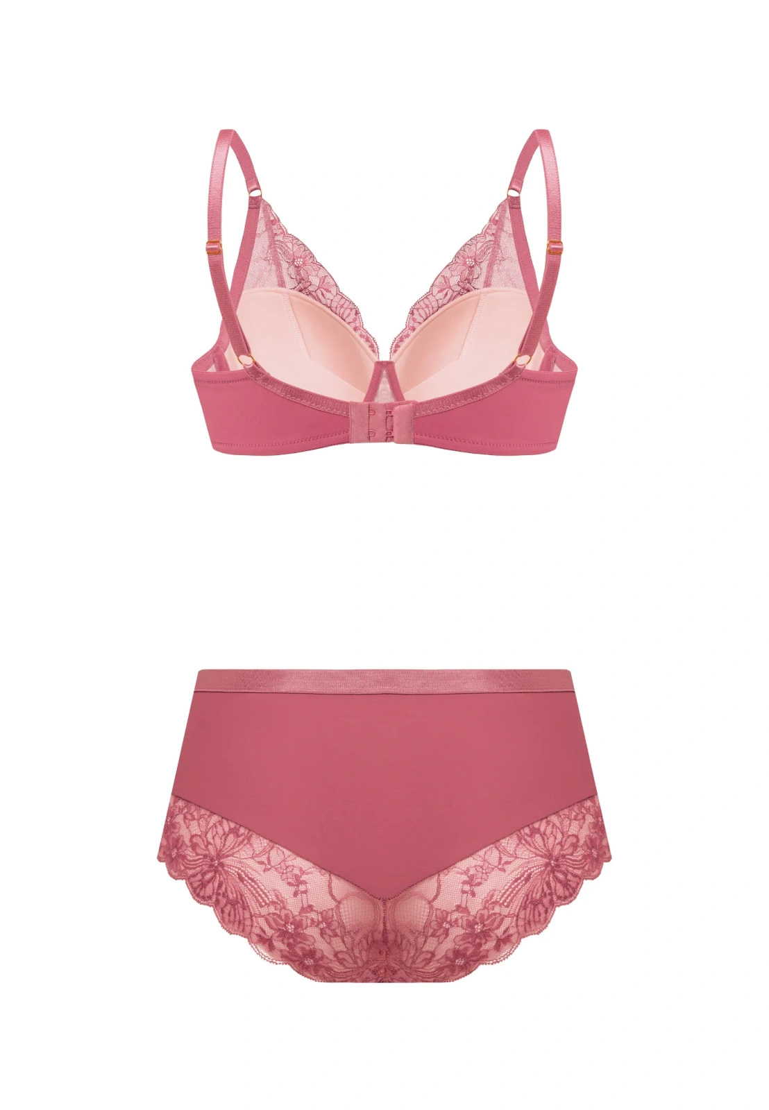 Komplet Ofelia Biustonosz Push Up + Figi Wysokie