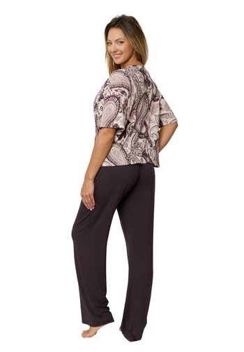 Piżama Ze Wzorzystą Bluzką Iris