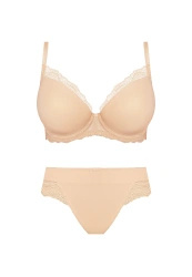 Zestaw Pepite Biustonosz Push Up + Brazyliany
