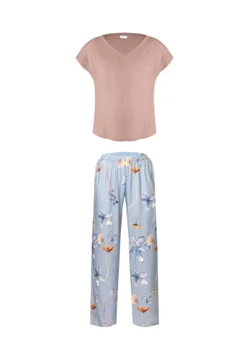 Piżama Wiskozowa Długa Nike