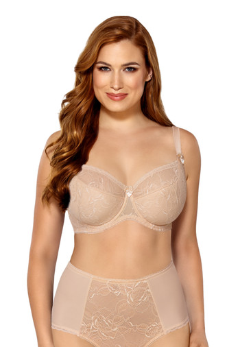 Biustonosz Półusztywniany W Kwiaty Tatiana