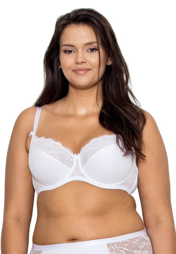 Biustonosz Półusztywniany Koronkowy Pia