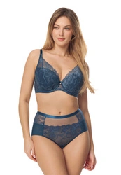 Komplet Charlotte Biustonosz Push Up + Figi Wysokie