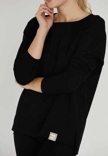 Bluzka Prążkowa Z Rękawem Grenoble