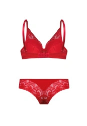 Zestaw Laura Biustonosz Push Up + Brazyliany