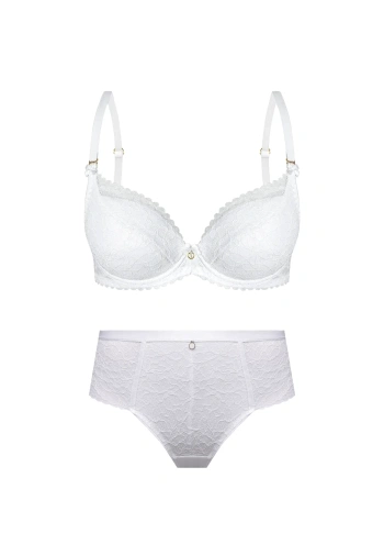 Zestaw Elisabeth Biustonosz Push Up +Wysokie Figi