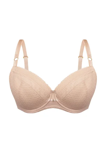 Biustonosz Usztywniany Koronkowy Angela
