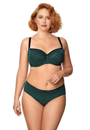 Biustonosz Półusztywniany Koronkowy Xena