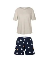 Piżama Wiskozowa W Grochy Oceane