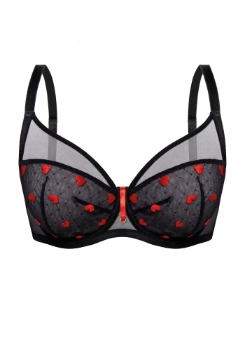 Biustonosz Miękki Z Haftem Valentine