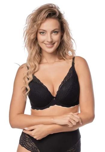 Biustonosz Push Up Koronkowy Daria