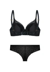 Zestaw Elisabeth Biustonosz Push Up + Brazyliany
