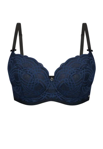Biustonosz Półusztywniany Koronkowy Debora