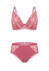 Zestaw Ofelia Biustonosz Push Up + Brazyliany