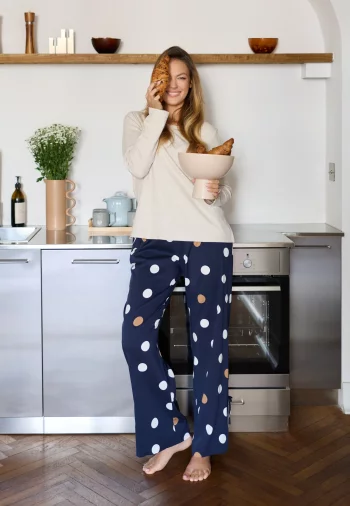 Piżama Wiskozowa Długa Oceane