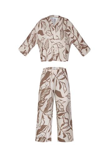 Piżama Bawełniana Długa Luna