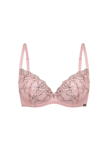 Biustonosz Push-up Z Haftem Andrea
