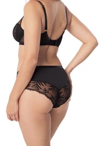 Szorty Czarne Gładkie Petra