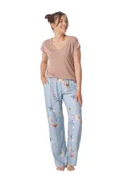 Piżama Wiskozowa Długa Nike