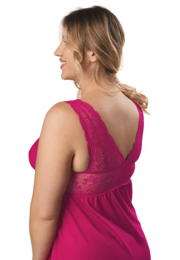 Koszulka Wiskozowa Z Koronką Agnese